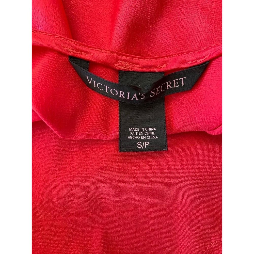 Victoria's Secret Strappy Red Lace Chemise Slip Dress Nightgown Women's Small S - Picture 5 of 6